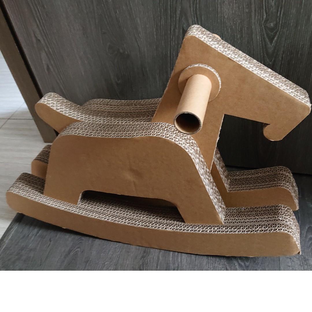 cardboard rocking horse