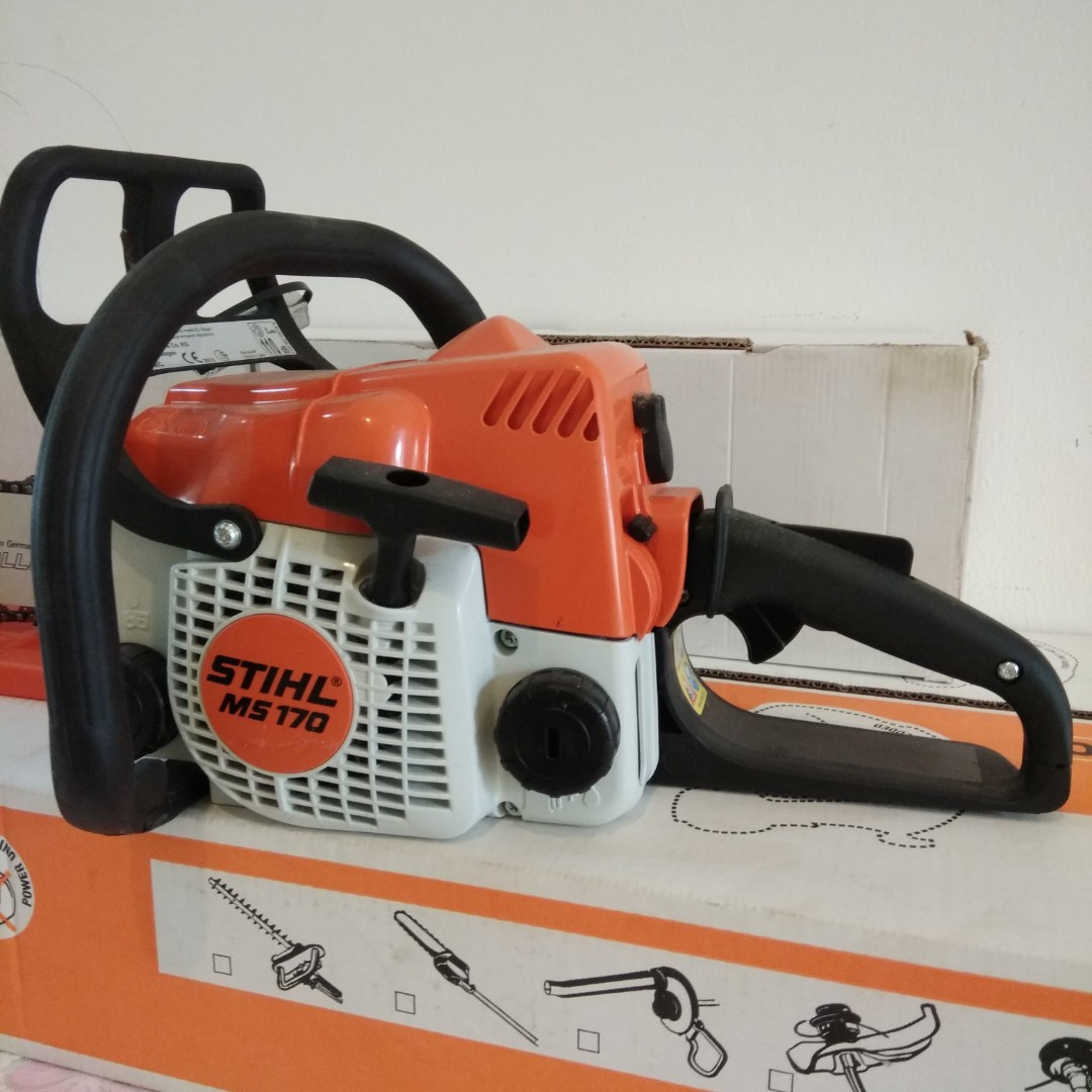 Chainsaw Gergaji Rantai Stihl Ms170 Home Furniture Gardening On Carousell Chainsaw Gergaji Rantai Stihl Ms170 Home Furniture Gardening On Carousell