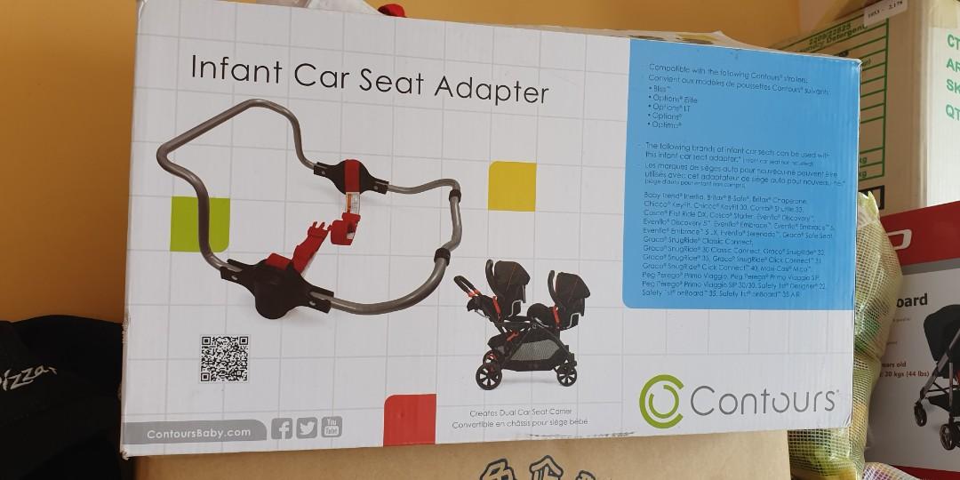 contours options car seat adapter