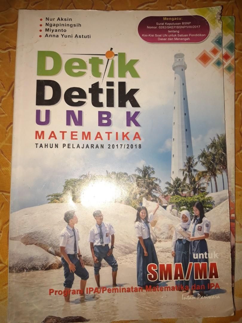 Detik Detik Unbk Matematika Tahun 17 18 Books Stationery Books