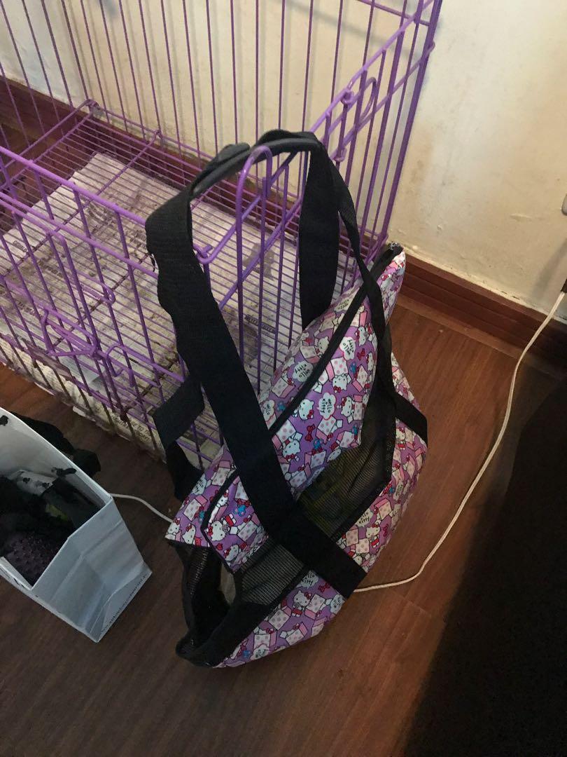 Bundle: dog cage with dog bag plus freebies dog accessories (Category: Homes & Other Pet Accessories) located in Quezon City. Submitted by lainegel (Listing ID 245233198, Image 3). Description: Pick up at eastwood mall, all in with freebies..