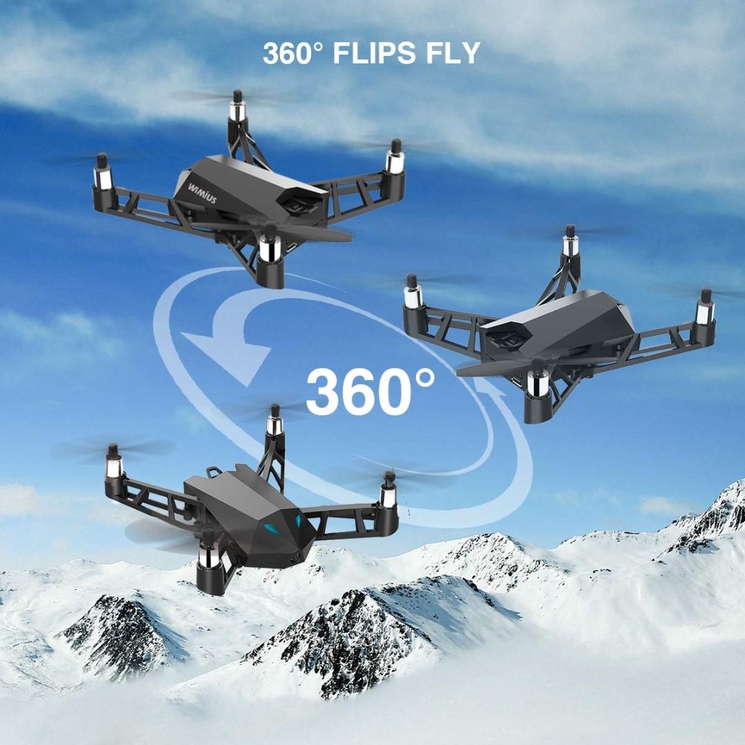 E0073 WiMiUS DR10 WiFi PFV Drone with 1080P HD Camera Live Video RC Quadcopter with APP Control Altitude Hold 360 Flip One Key Take Off Landing