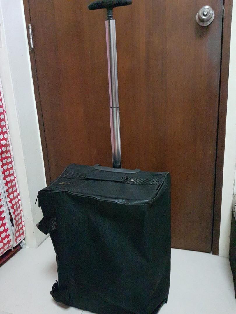 foldable luggage bag with wheels