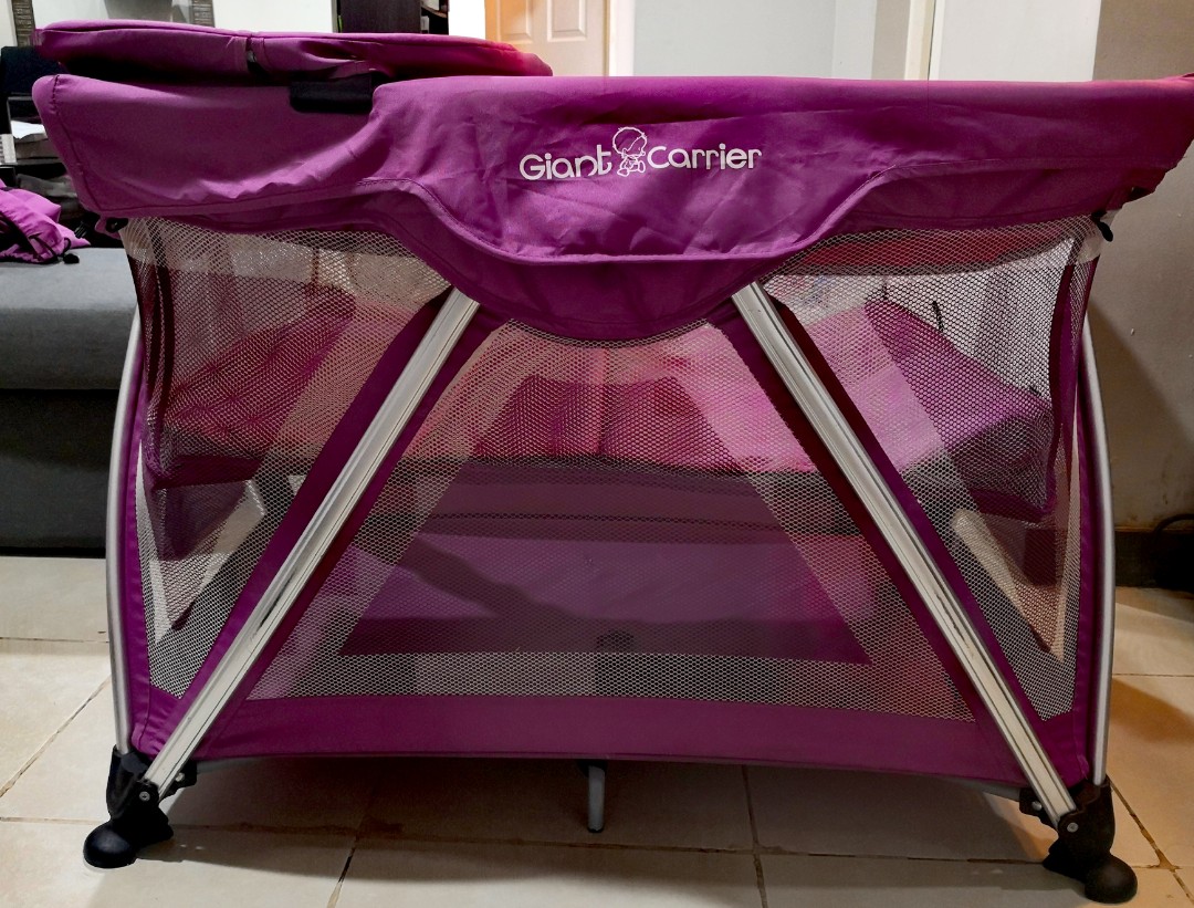giant carrier crib pink