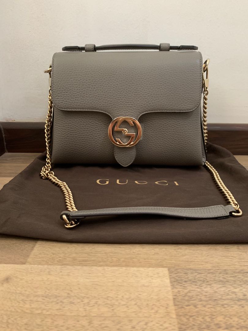 Gucci cheap handbag grey