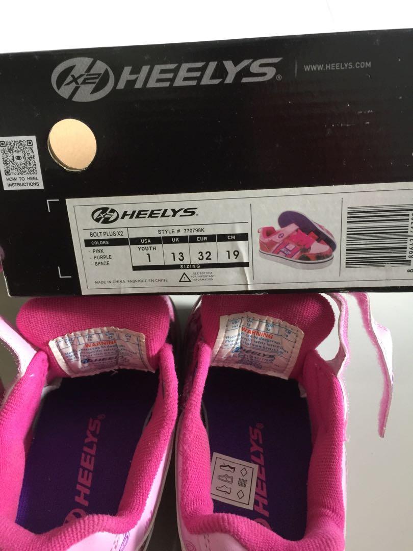 Heelys x2 bolt plus light up top