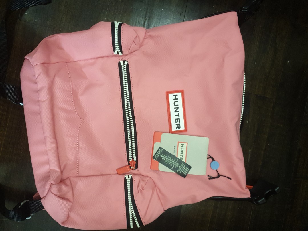 Hunter orginal mini backpack nylon, Women's Fashion, Bags & Wallets