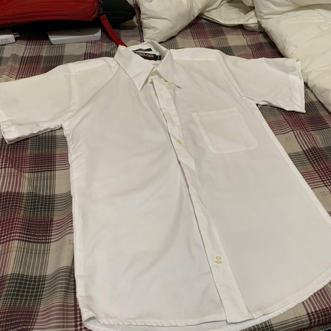 Kirkland White Button Down (S), Men's Fashion, Tops & Sets, Formal