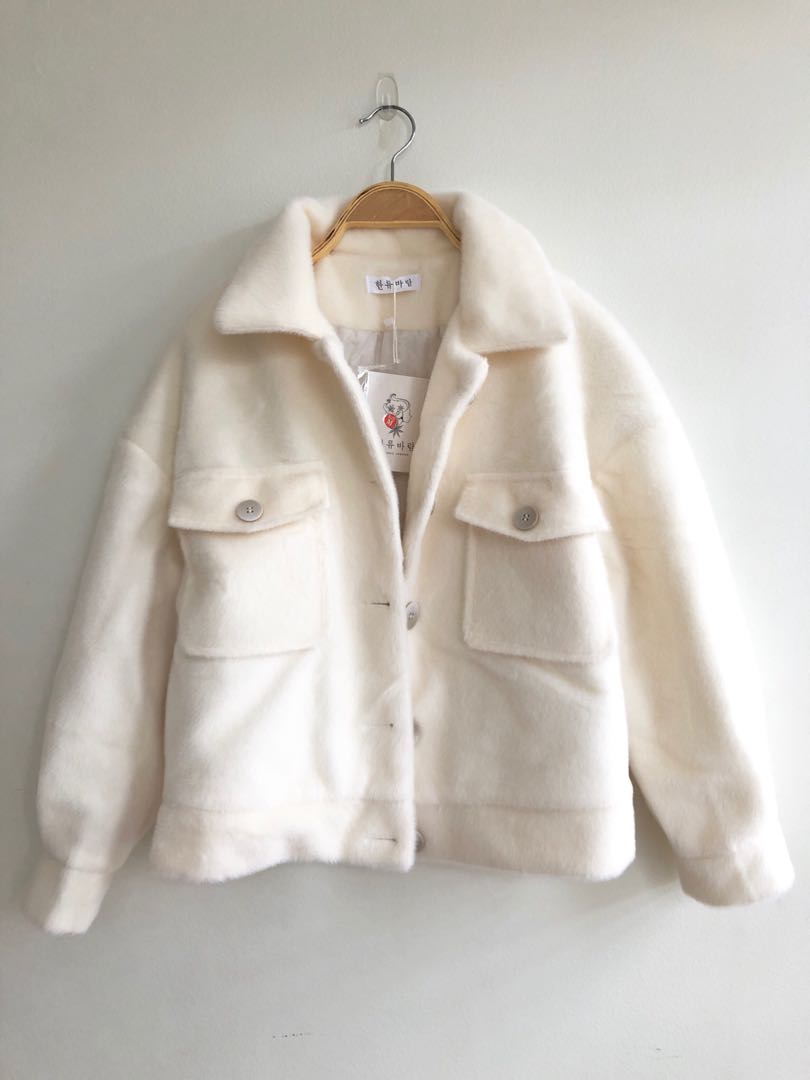 korean teddy jacket