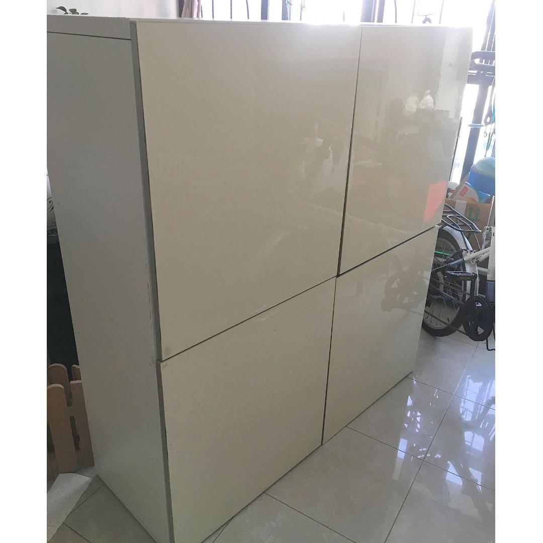 Large Preloved IKEA Heavy Duty shelving unit, Furniture & Home Living