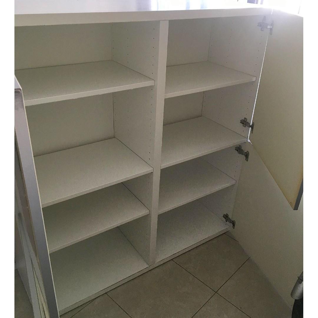 Large Preloved IKEA Heavy Duty shelving unit, Furniture & Home Living