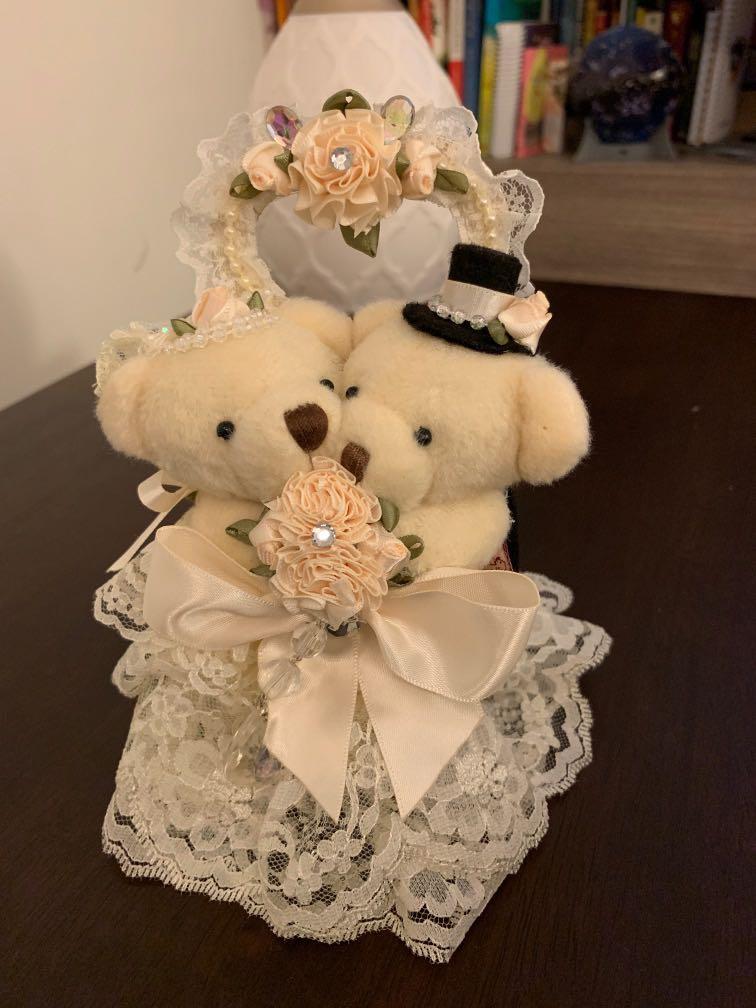 Teddy bear ring holder best sale
