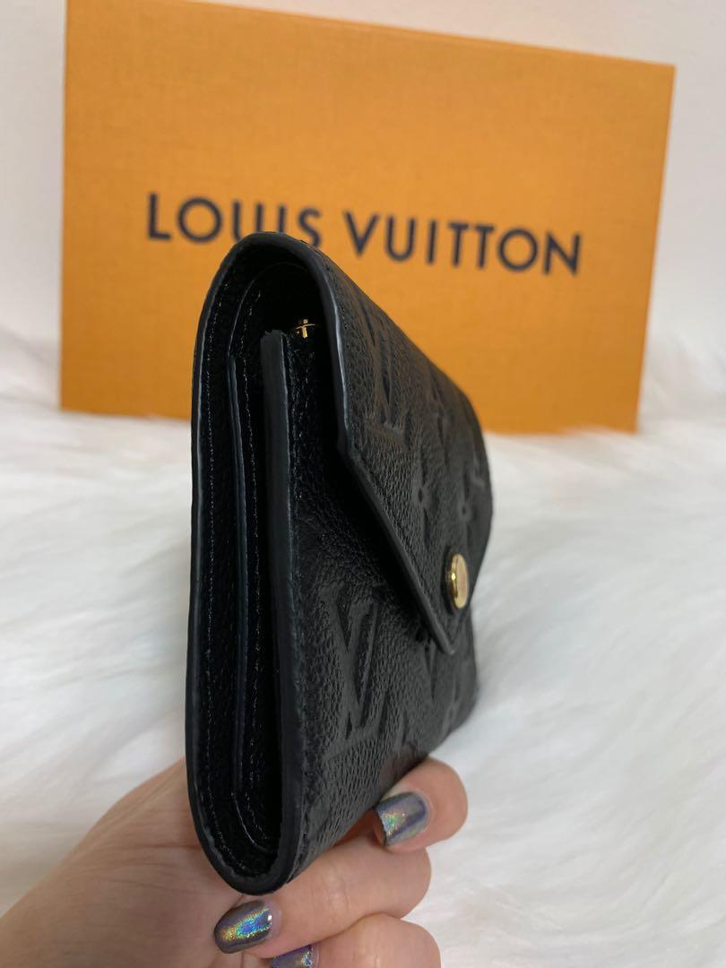 Victorine Wallet Monogram Empreinte Leather - Personalisation
