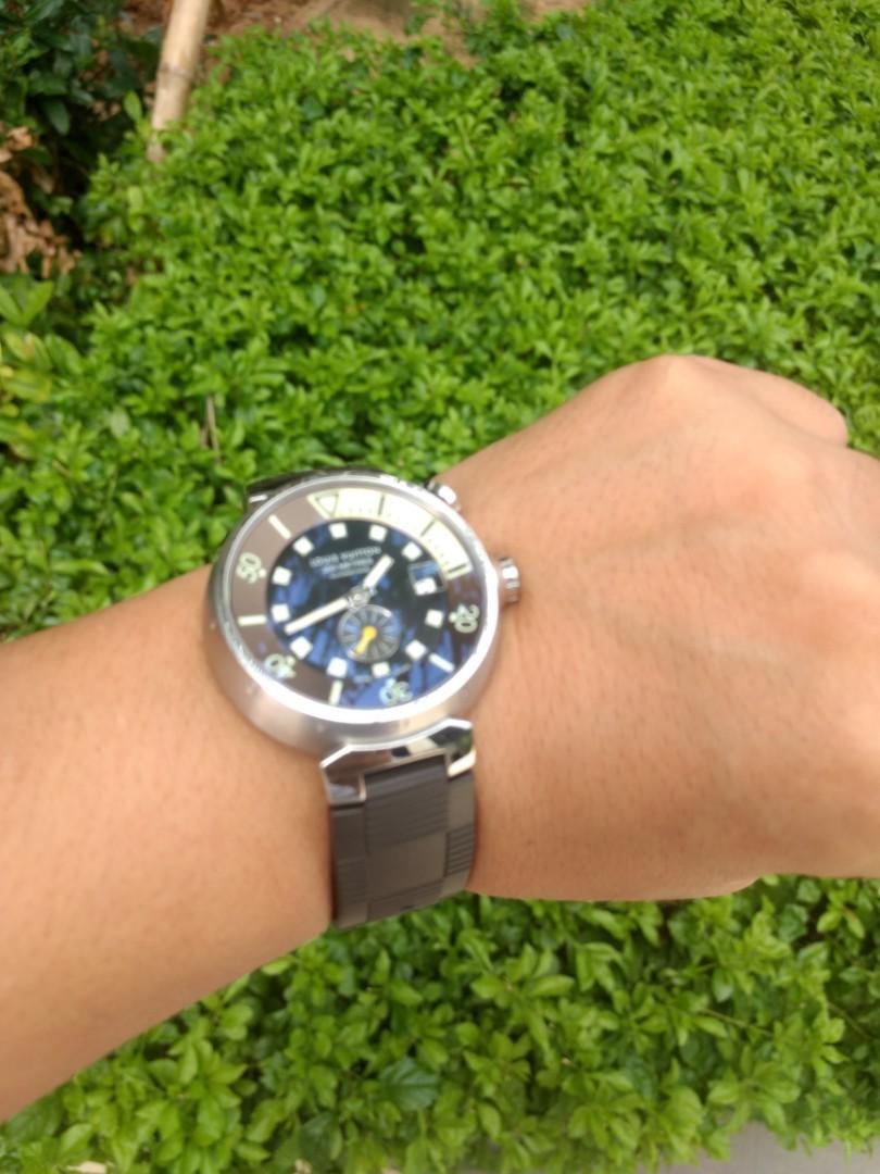 Louis Vuitton Tambour Diving, Reference Q1031, A Stainless Steel