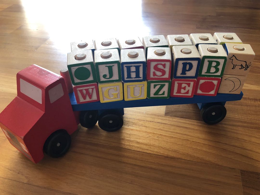 melissa and doug alphabet truck