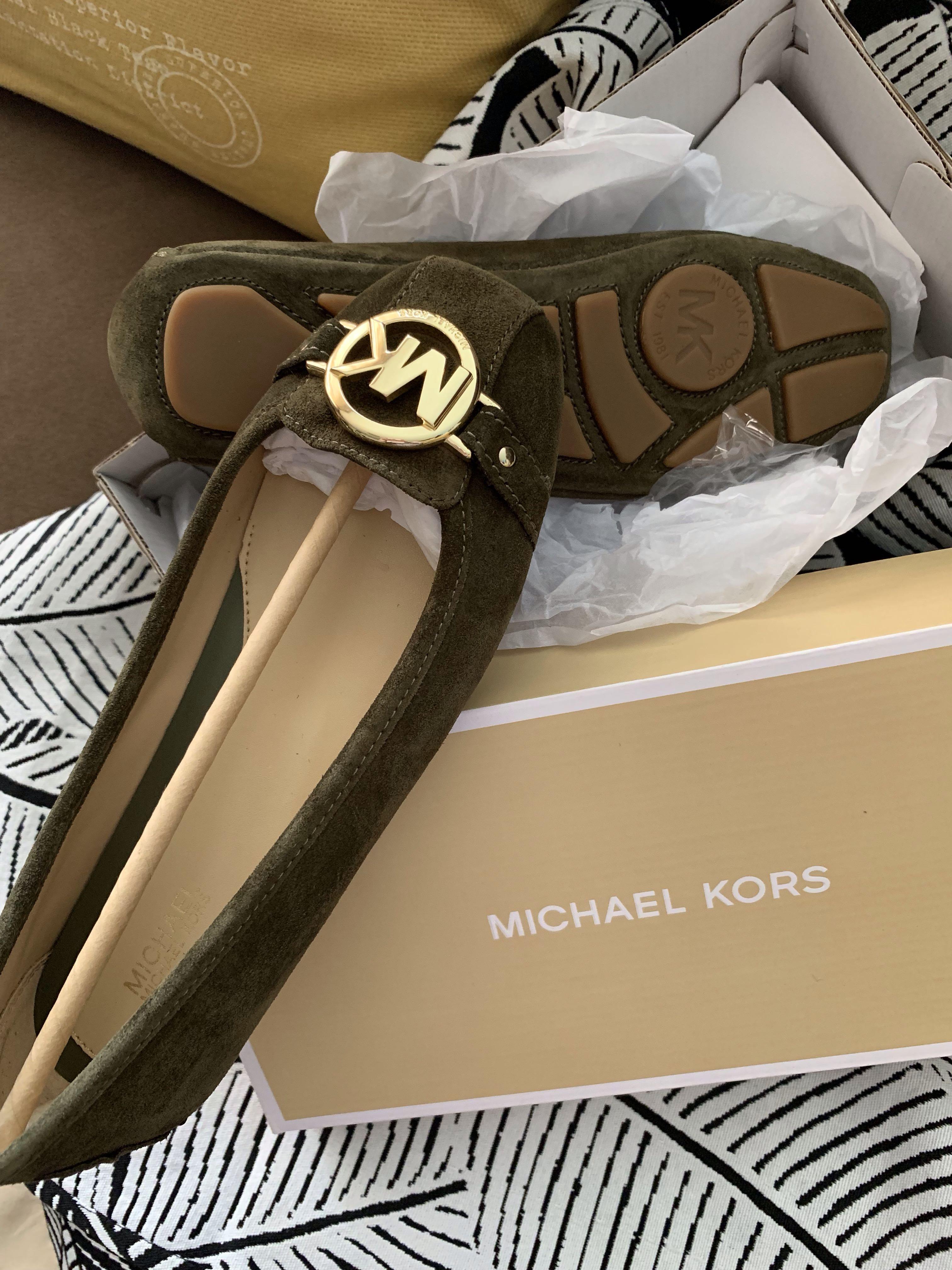 michael kors flats olive