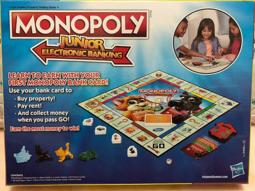 Monopoly Junior Electronic Banking Toys Games Others On Carousell
