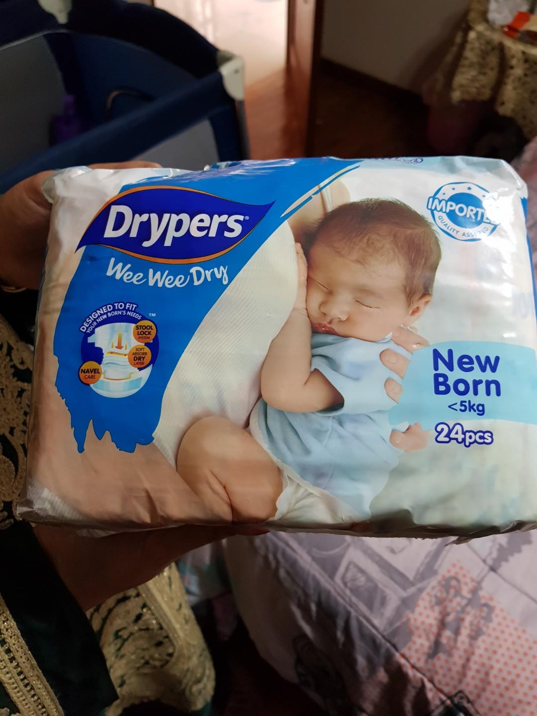 pampers wee wee dry