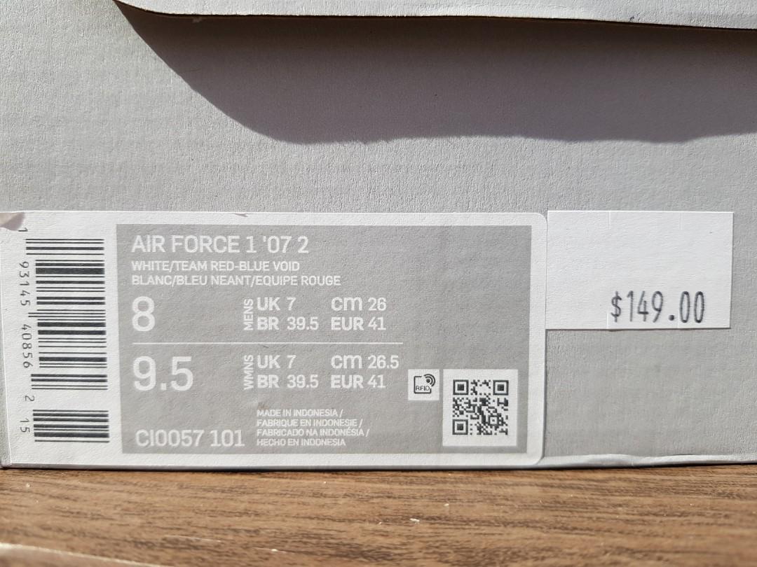 what does 07 mean on air force 1