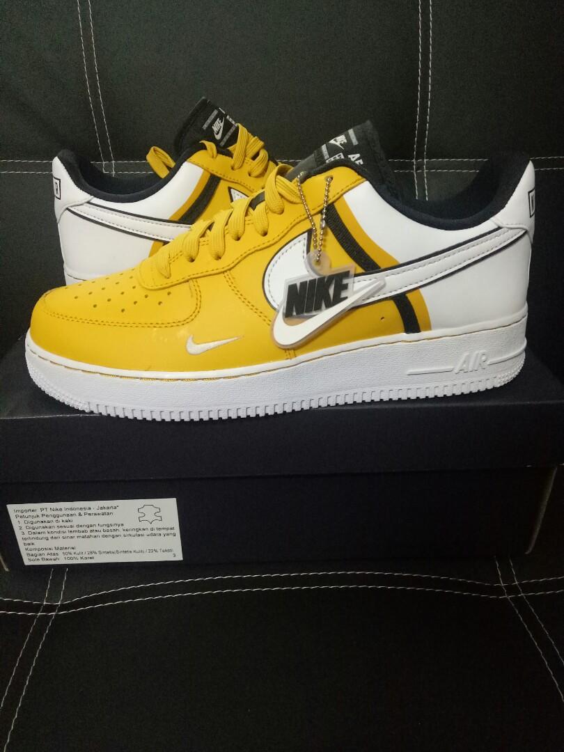 Nike Air Force 1 Lv.8 Yellow, Fesyen 