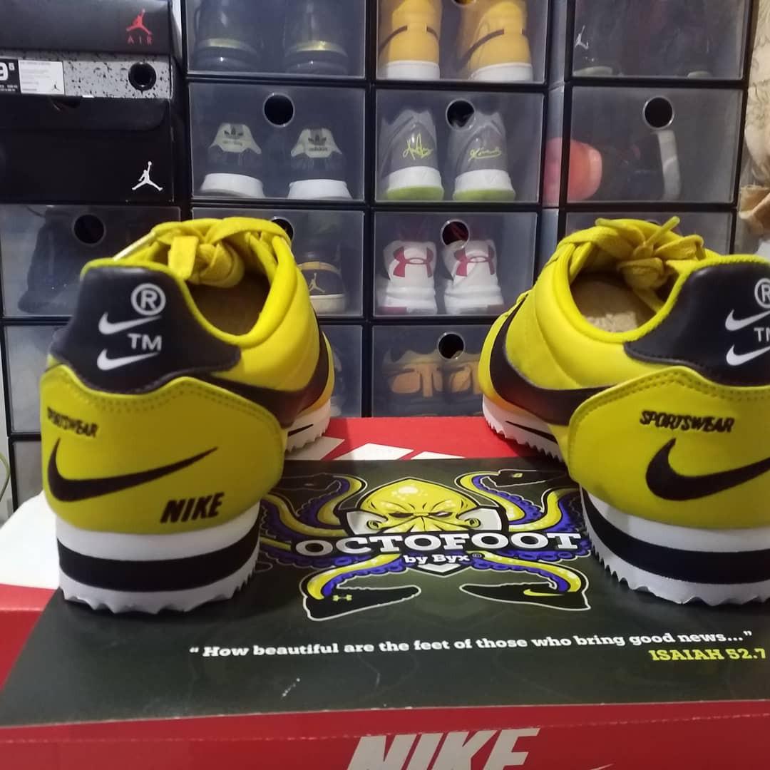 Nike cortez premium bright citron new arrivals