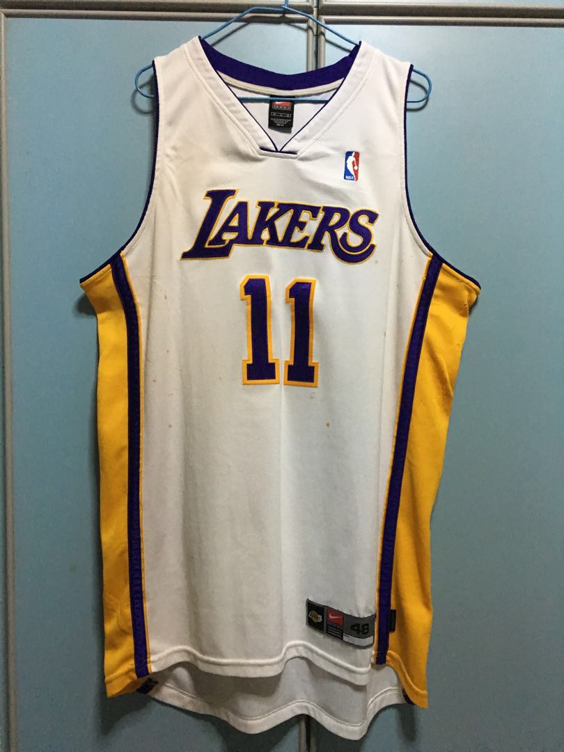 Nike NBA LA Lakers Mailman Karl Malone authentic basketball jersey 48 XL Men s Fashion Activewear on Carousell