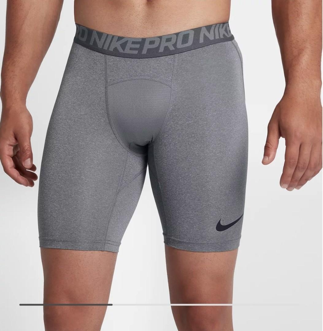 grey nike compression tights