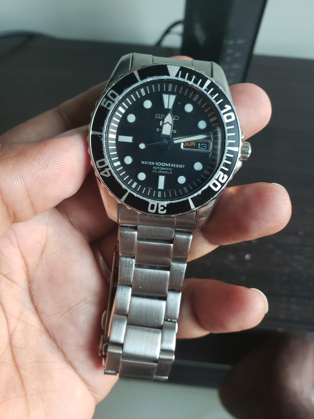 Original Seiko 5 Sports Automatic Watch Men S Fashion Watches On Carousell