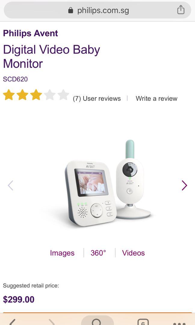 philips avent baby monitor scd620