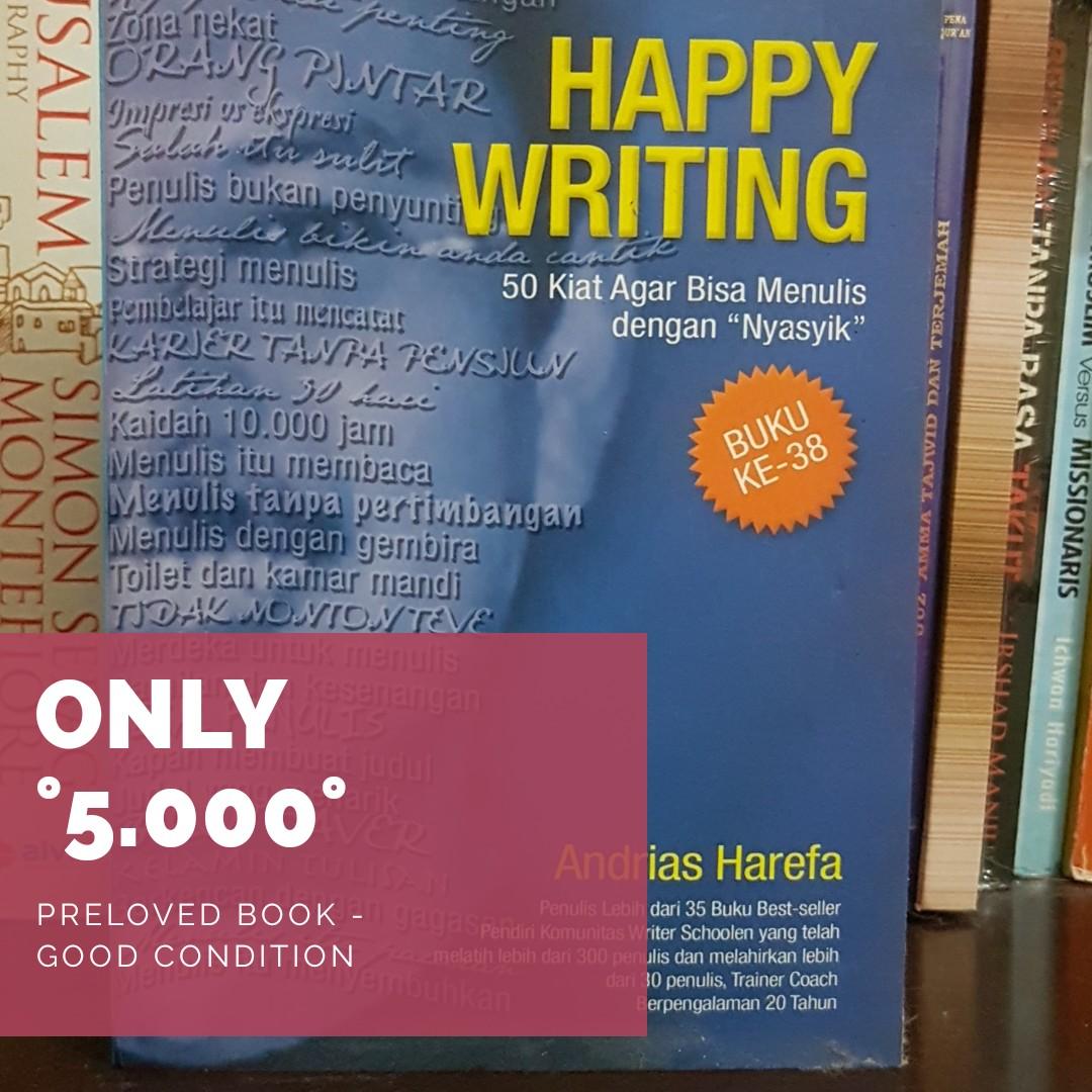 Preloved Book Happy Writing Buku Alat Tulis Buku Di Carousell Headquartered in singapore, it also operates in malaysia, indonesia, the philippines, cambodia, taiwan, hong kong, macau. carousell