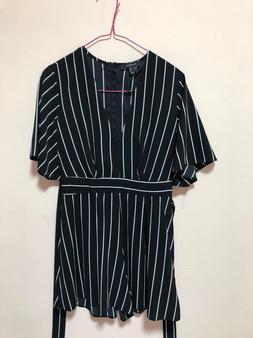 primark striped jumpsuit 2019