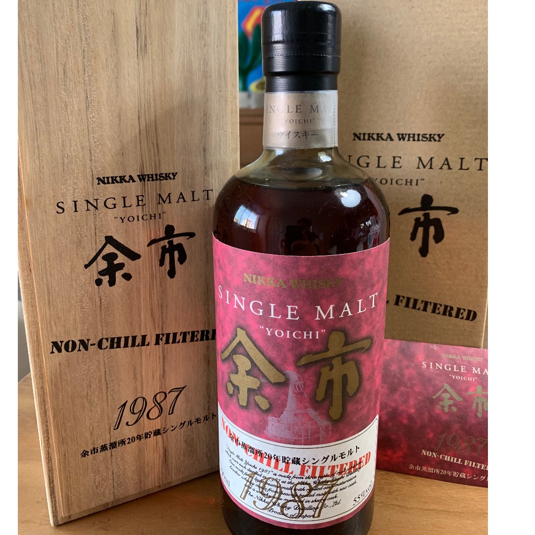 Rare 1987 Nikka Yoichi Year Old Single Malt Japanese Whisky 700ml Food Drinks Beverages On Carousell