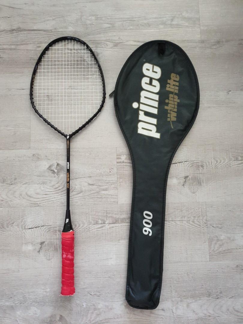 *RARE* PRINCE WhipLite 900 badminton racket with cover, Sports