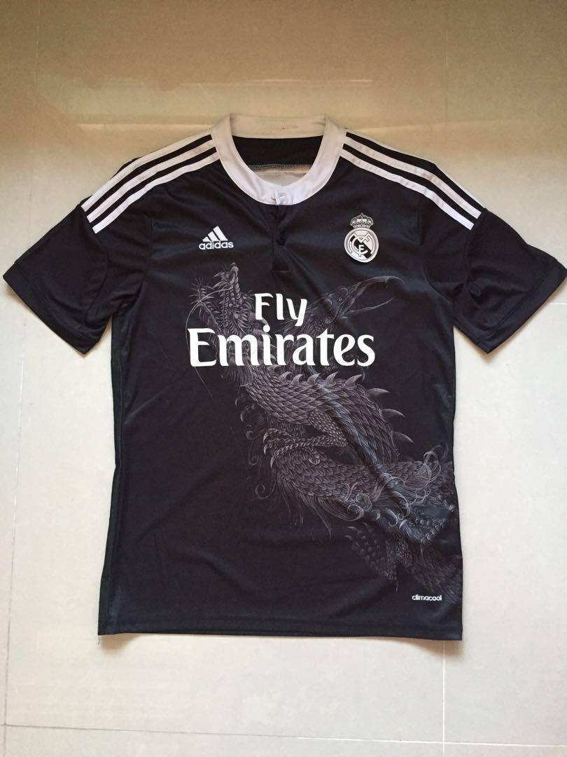 23/24 Real Madrid Dragon Black Jersey - Kitsociety