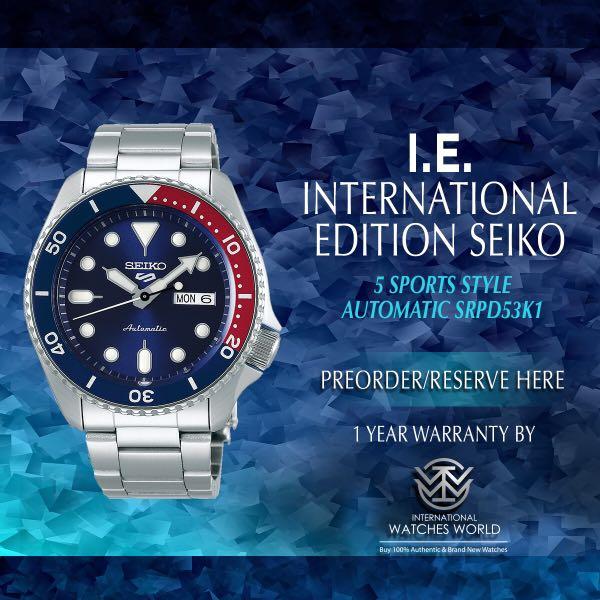 seiko 5 sports automatic srpd53k1