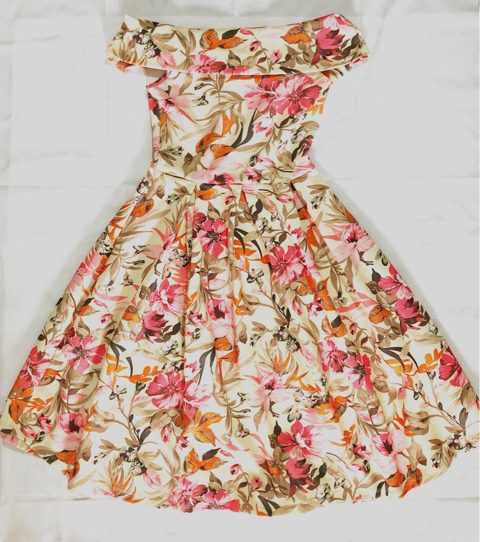 semi formal floral dress