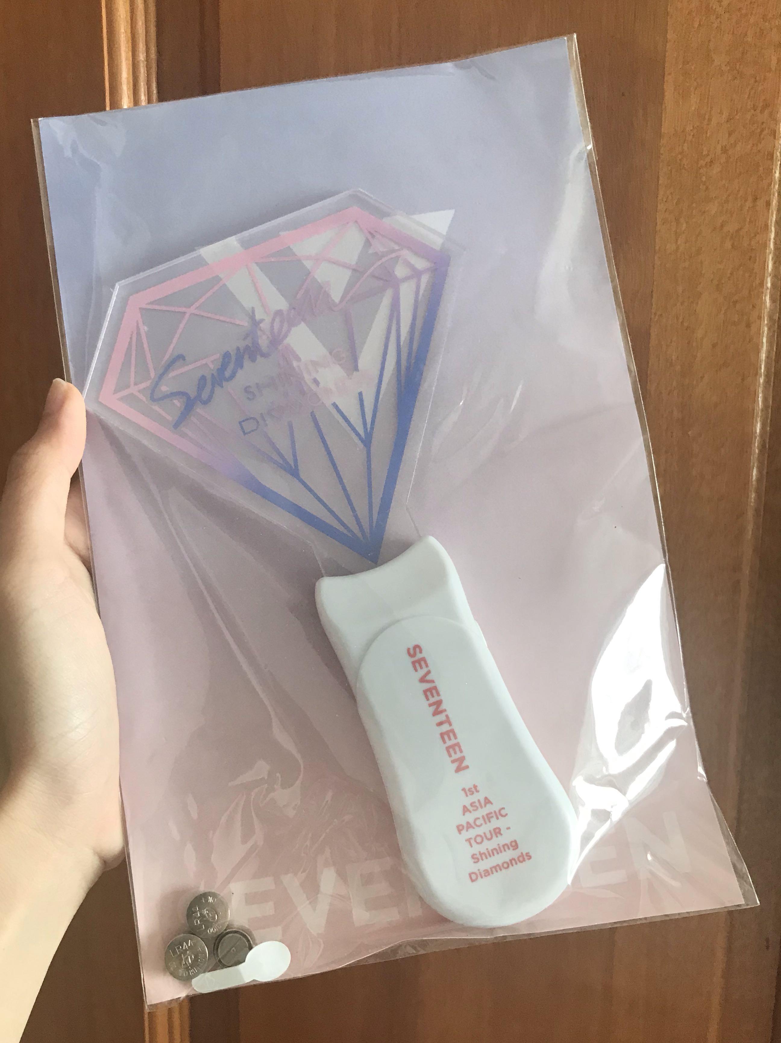 Seventeen Shining Diamonds Lightstick Hobbies Toys Memorabilia Collectibles K Wave On Carousell