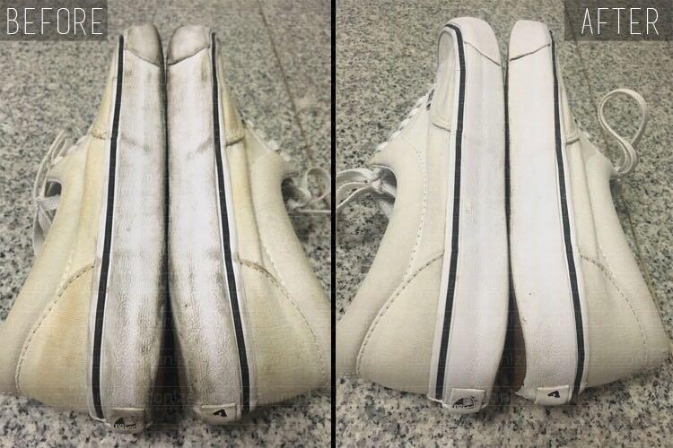 Shoe cleaning (Category: Others) located in Taguig. Submitted by jrcoco (Listing ID 245259435, Image 2). Description: Shoe cleaning service -P299 standard rate -P399 if with unyellowing Meetup areas: -Makati -Pasig -BGC 09778299997.