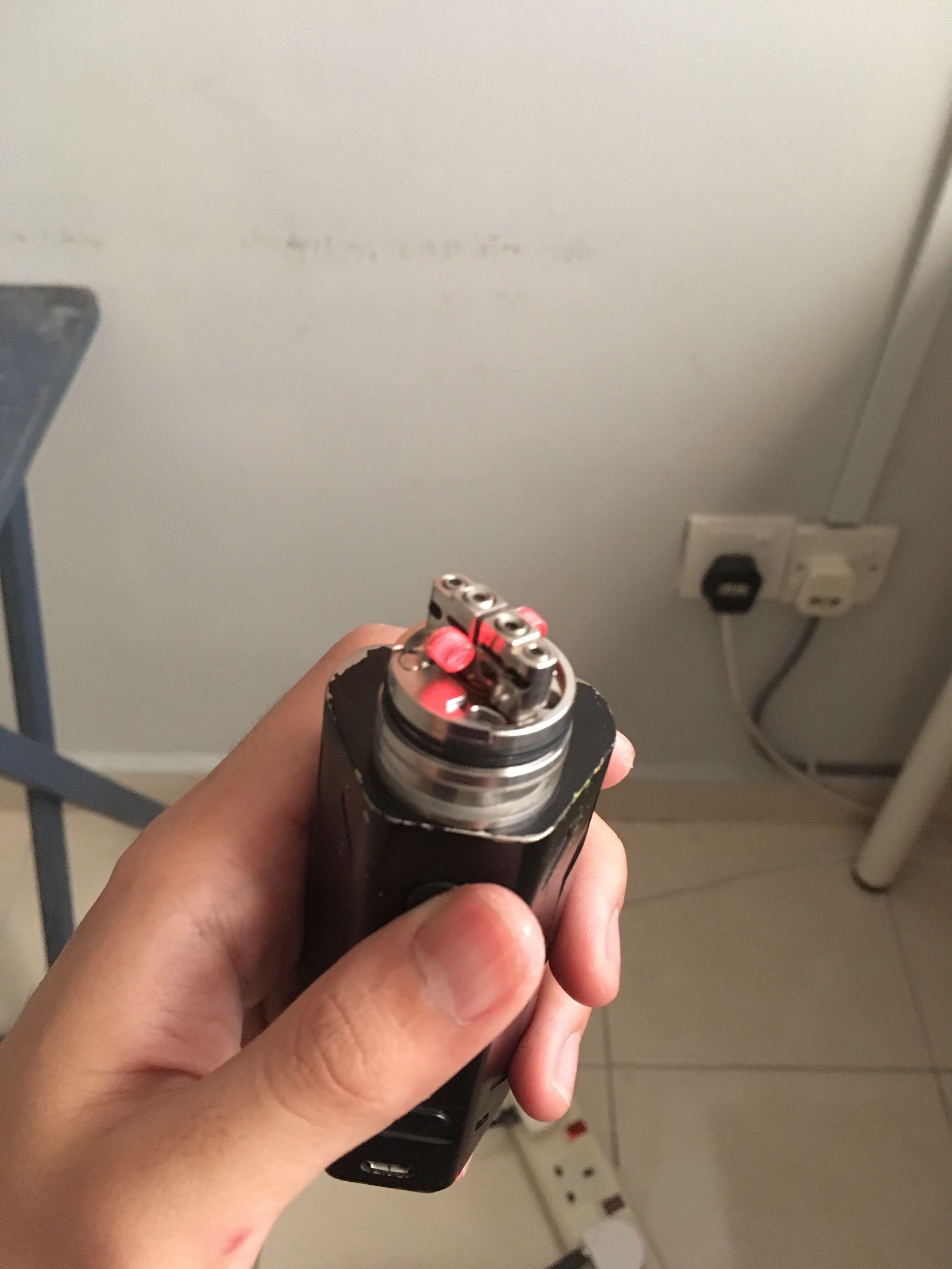 Smoant Battlestar vape mod + peerless tank dripper (with box and spare