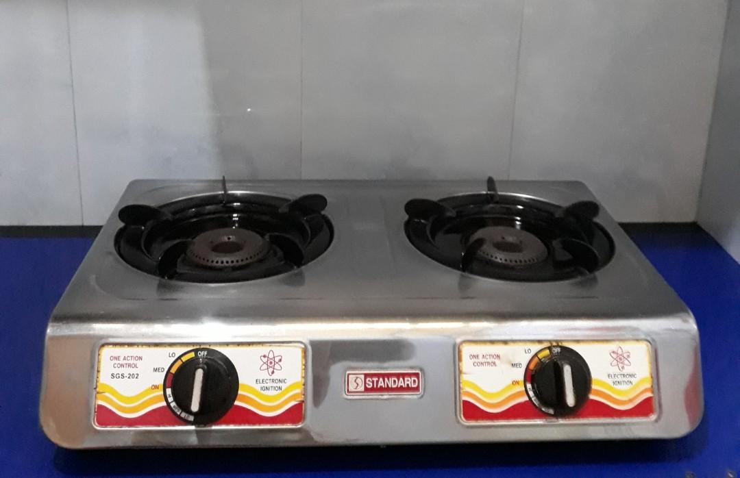 Standard 2 Burner Gas Stove TV Home Appliances Kitchen