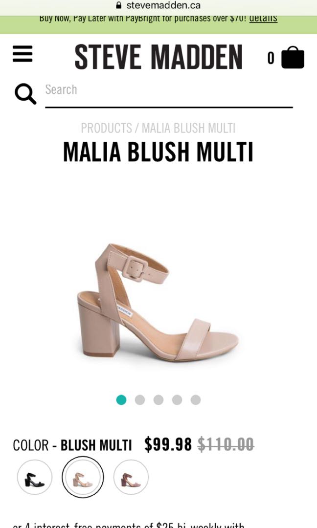 Steve madden malia blush sales