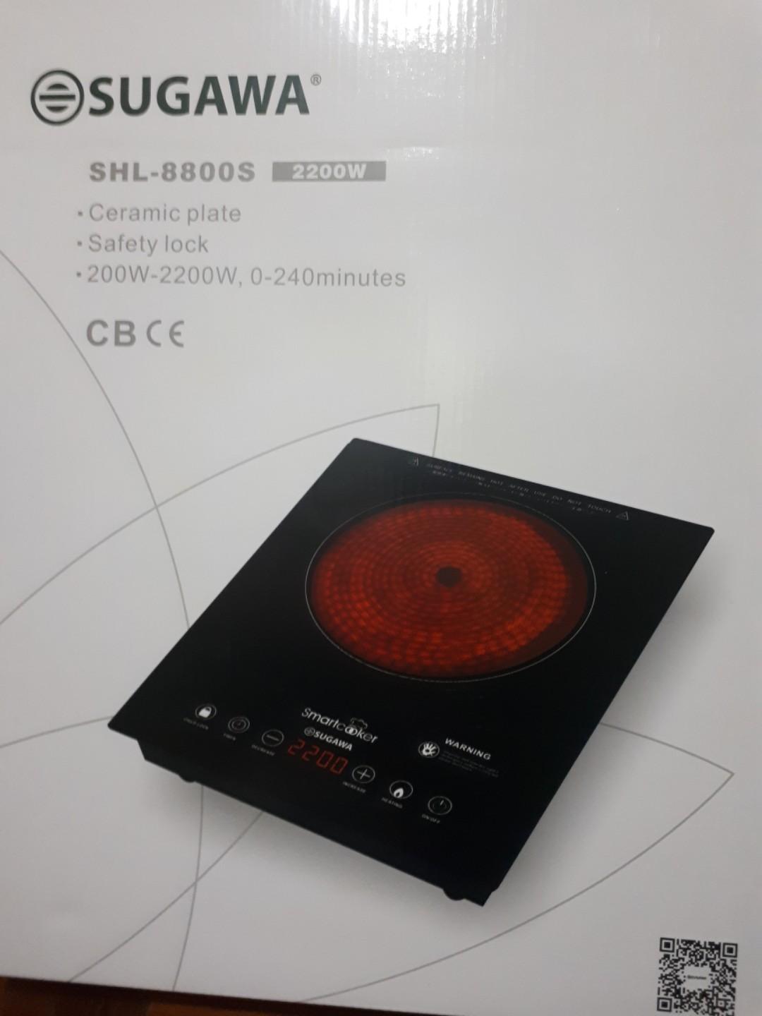 Sugawa Portable Smart Cooker Shl 8800s Ceramic Single Coil Kitchen Appliances On Carousell
