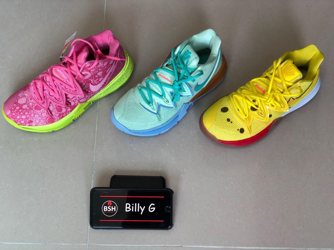 spongebob squarepants x nike kyrie collection