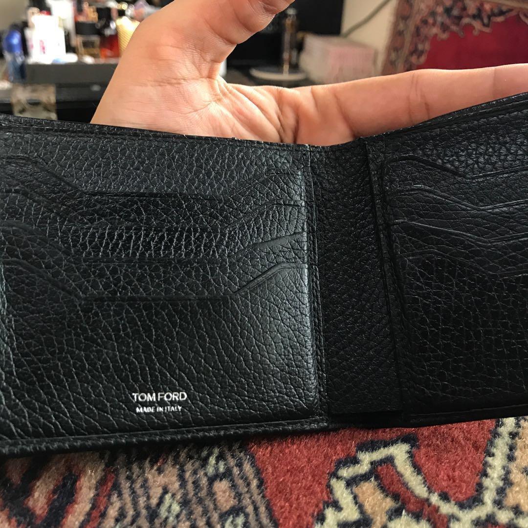 TOM FORD Men's Calf Leather Wallet, Men's Fashion, Watches & Accessories,  Wallets & Card Holders on Carousell