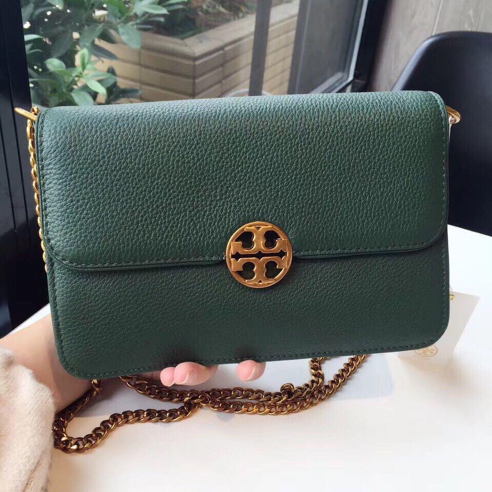 tory burch green bag