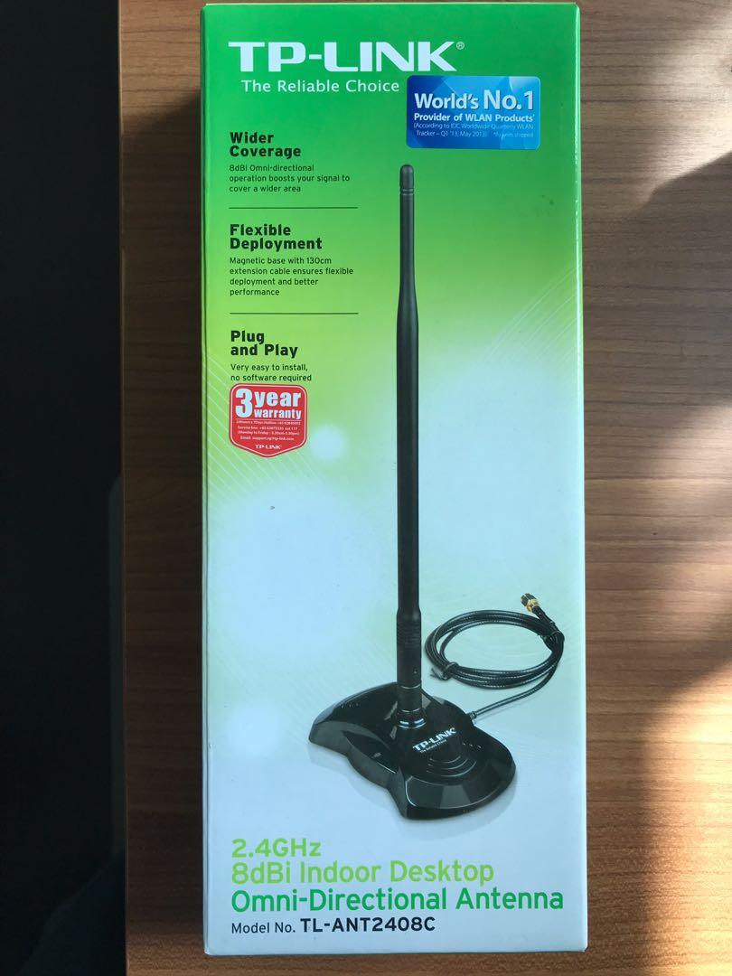 TP link 8Dbi Omni Directional Antenna TL-ANT2408C, Computers & Tech ...