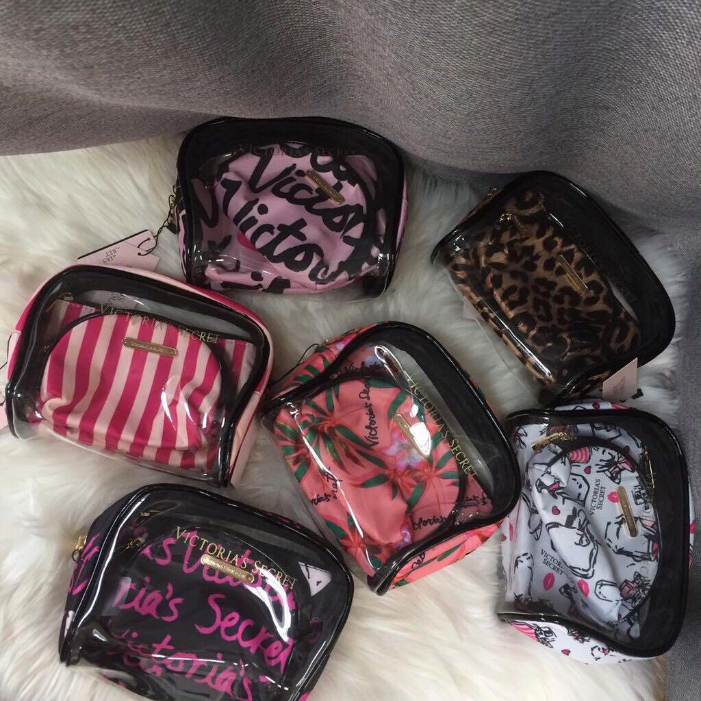 VS Victoria s Secret Small 3 IN 1 Makeup Pouch