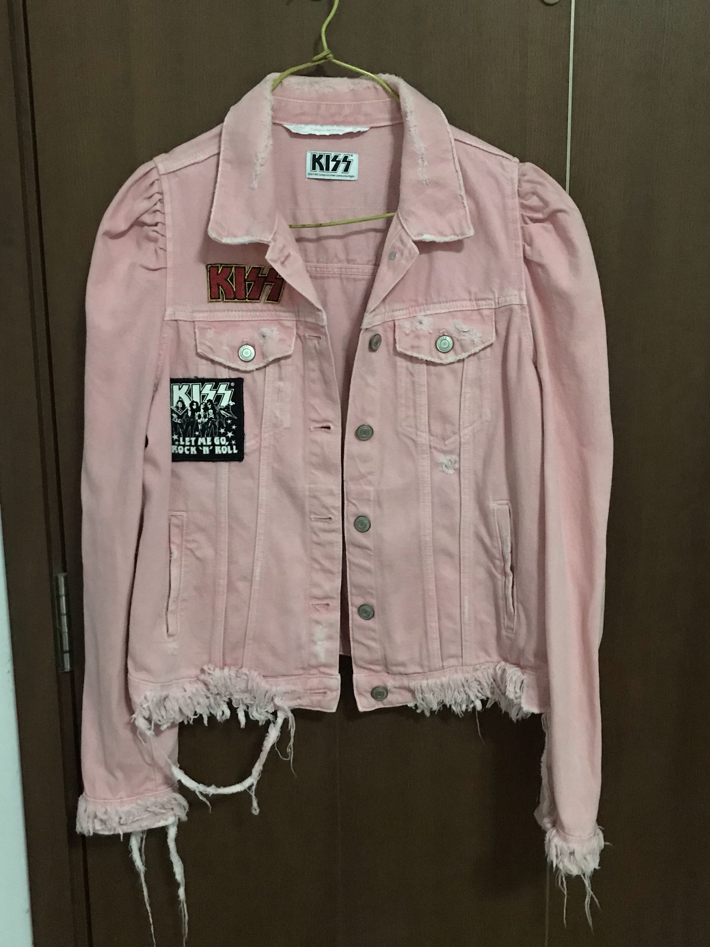 kiss denim jacket zara