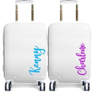 custom luggage stickers