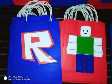 Roblox Themed Loot Bag Php35 Each Shopee Philippines - Big Head ...